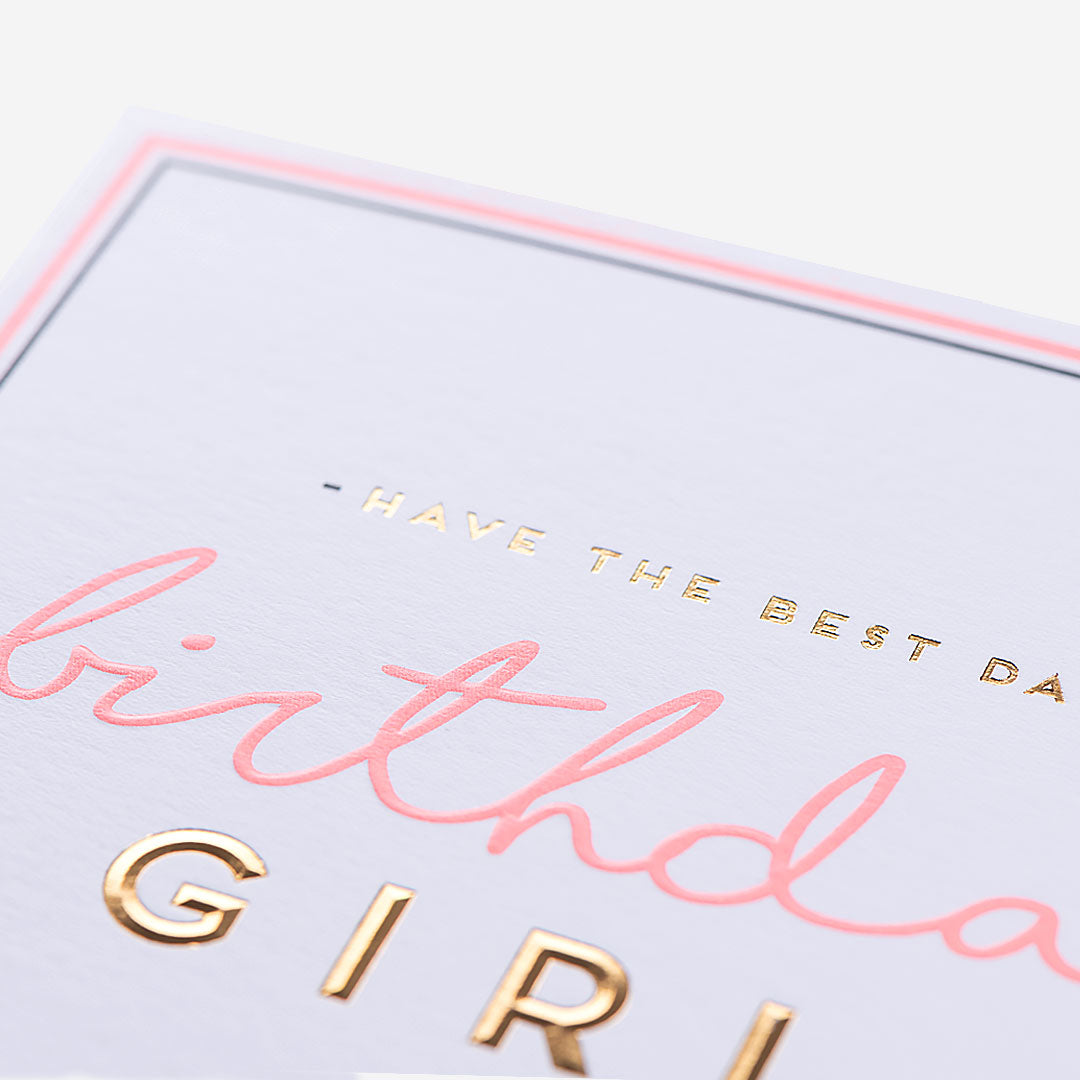 Best Day Birthday Girl Card
