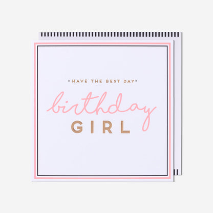 Best Day Birthday Girl Card
