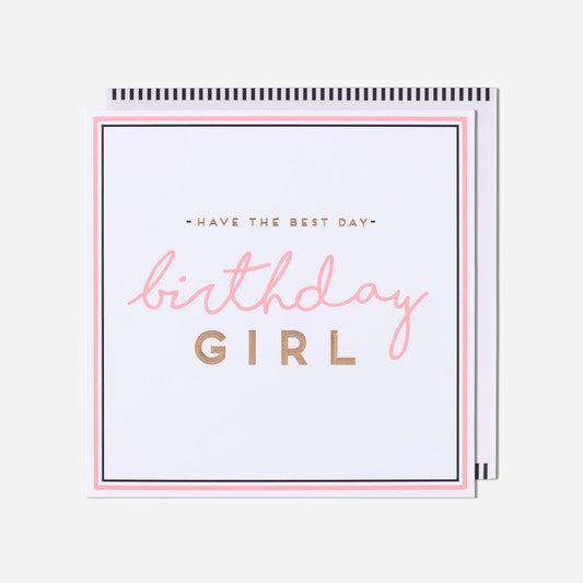 Best Day Birthday Girl Card