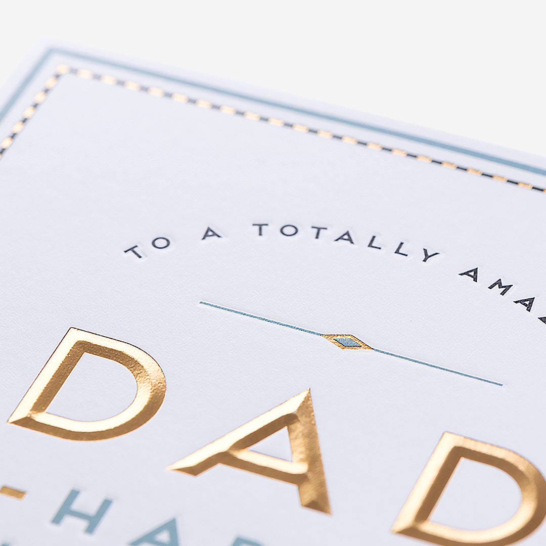 Totally Amazing Dad Birthday Card