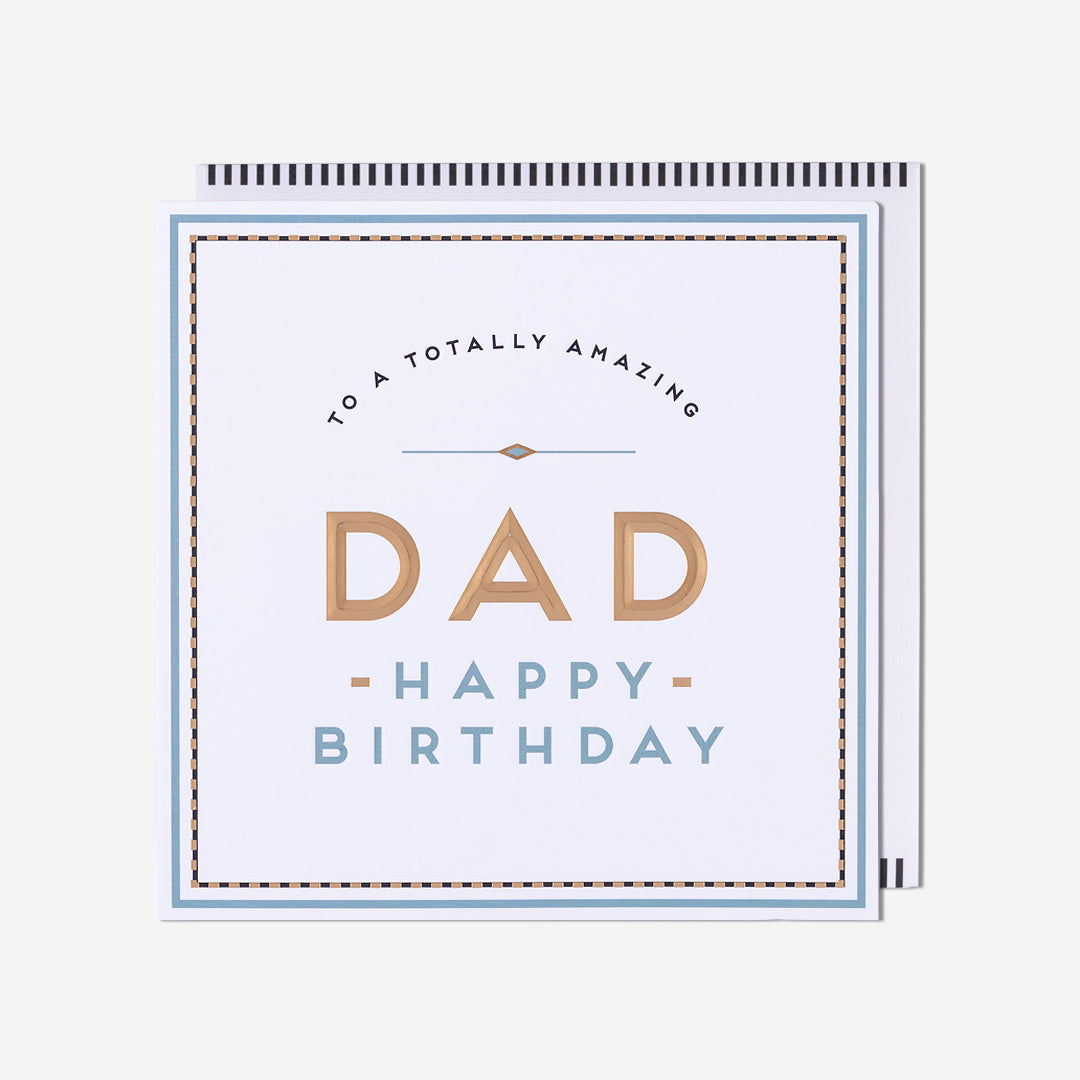 Totally Amazing Dad Birthday Card