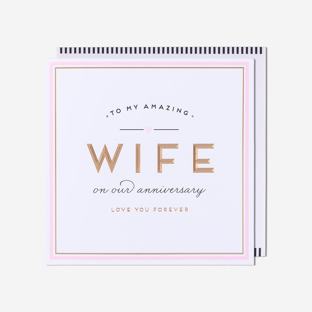 Love You Forever Wife Anniversary Card