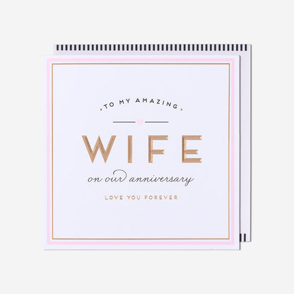 Love You Forever Wife Anniversary Card