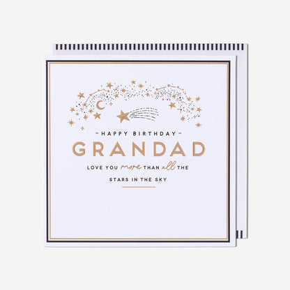 Love You More Than All The Stars Grandad Birthday Card