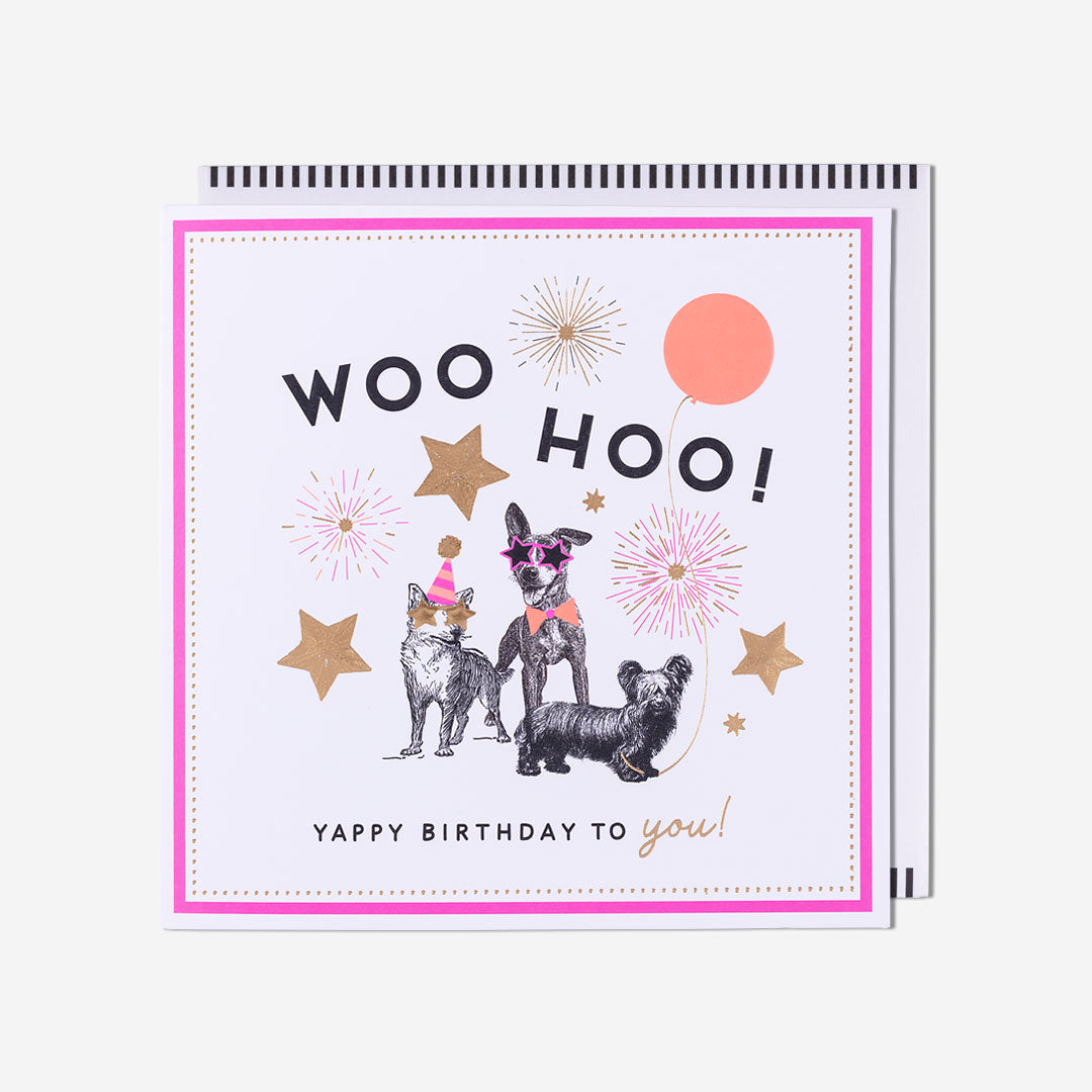 Woo Hoo Yappy Birthday To You! Card