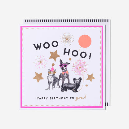 Woo Hoo Yappy Birthday To You! Card