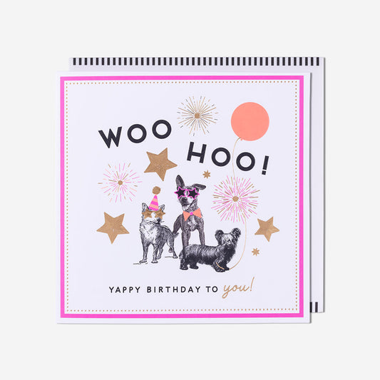 Woo Hoo Yappy Birthday To You! Card