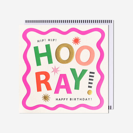 Hip Hip Hooray! Birthday Card