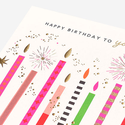 Birthday candles Birthday Card