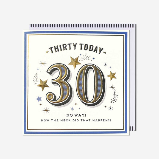 30 today how the heck did that happen?!