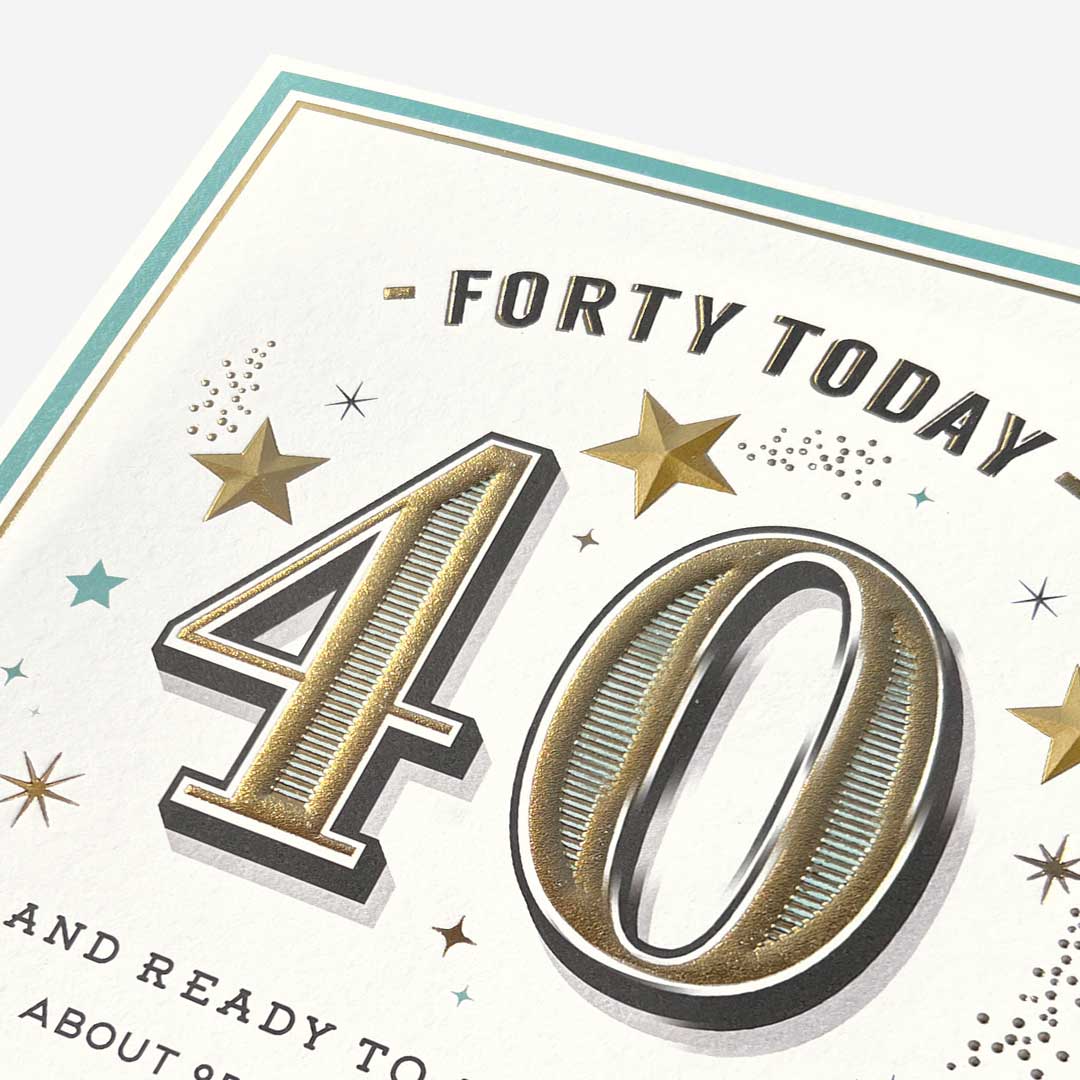 40 today and ready to partaaay!!