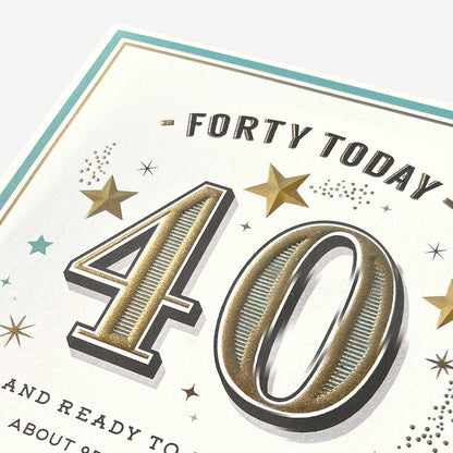 40 today and ready to partaaay!!