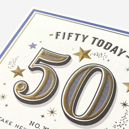 50 today fake news if ever I saw it!