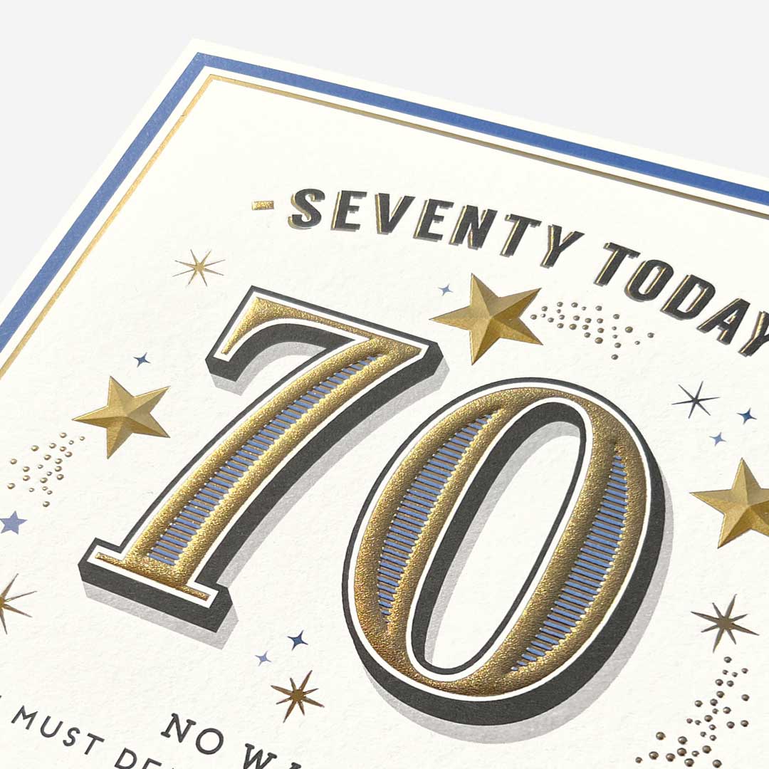 70 today no way!