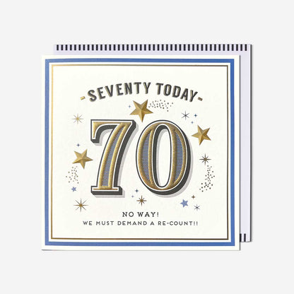 70 today no way!