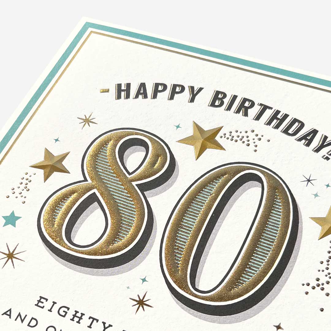 80 today...and one in a million!