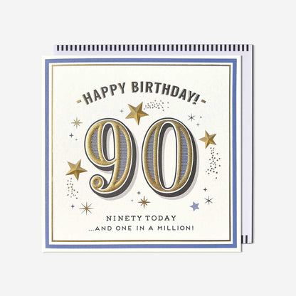 90 today...and one in a million