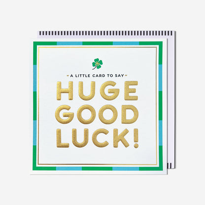 Green Stripe Good Luck Clover