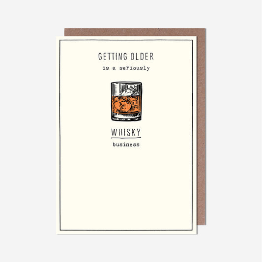 Whisky Business Birthday Card