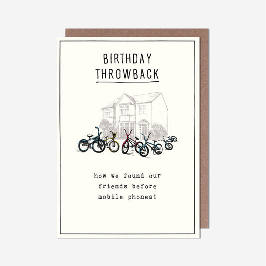 Birthday Throwback Choppers Card