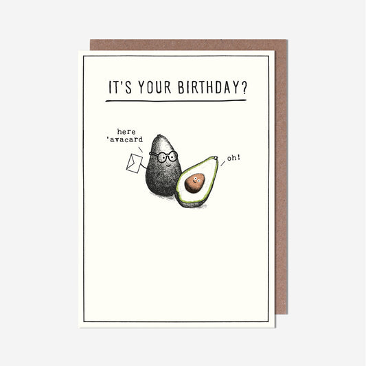 'Avacard Oh! Birthday Card