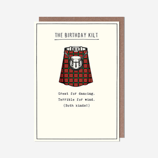 Birthday Kilt Card