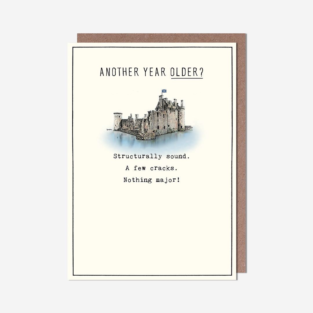 Scottish Castle Birthday Card