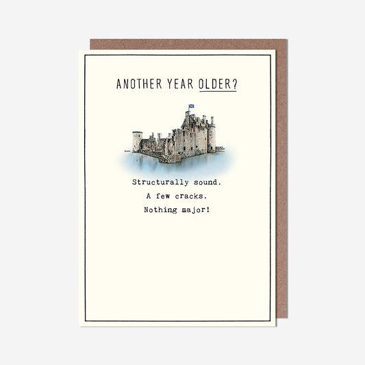 Scottish Castle Birthday Card