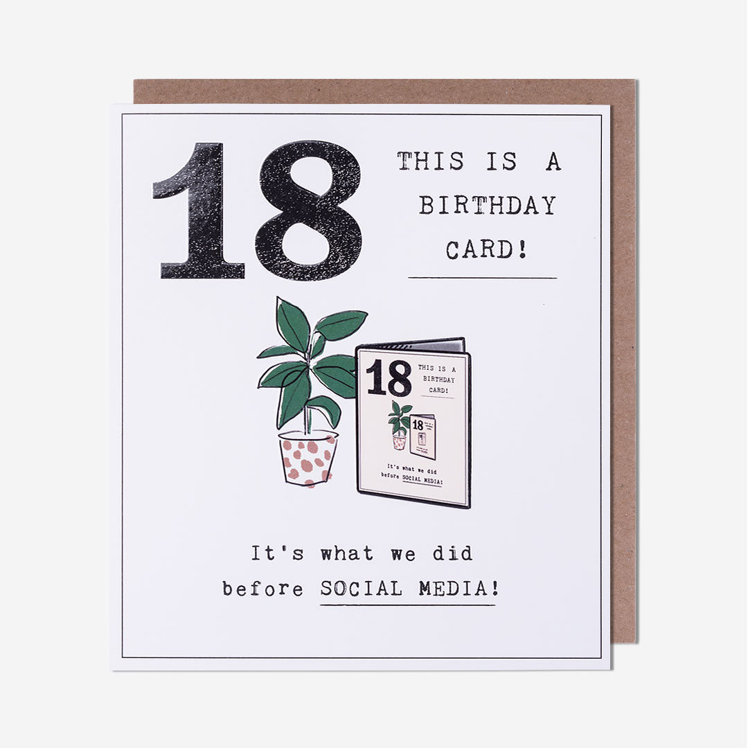 18 This Is A Birthday Card 18th Birthday Card