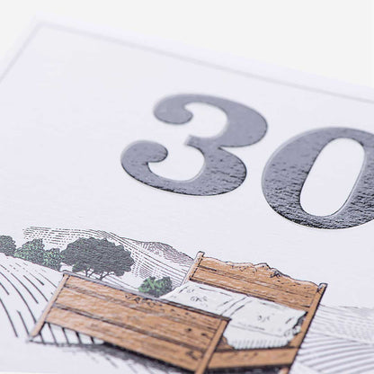 30 Two Day Hangover 30th Birthday Card