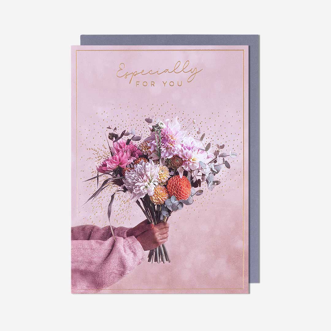 Flowers Especially For You Birthday Card