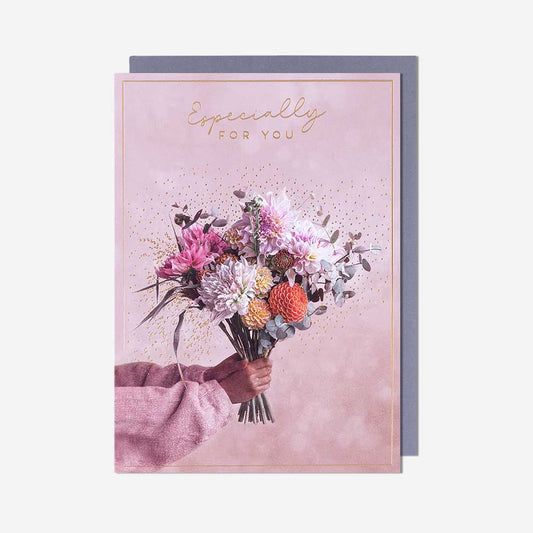 Flowers Especially For You Birthday Card