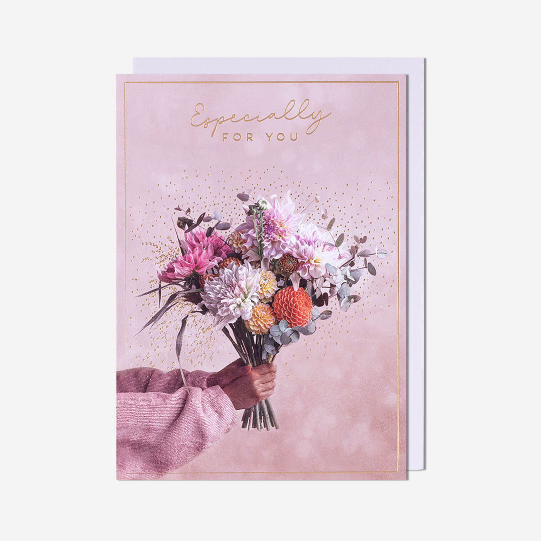 Flowers Especially For You Birthday Card