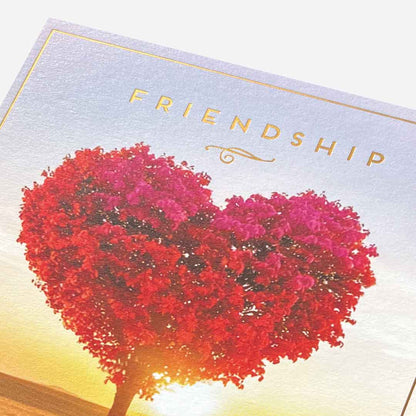 Friendship love heart tree