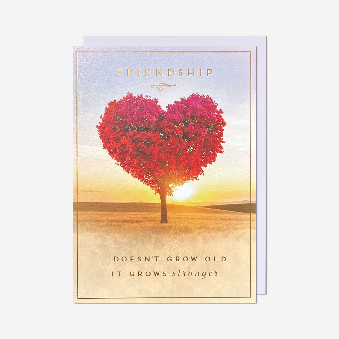 Friendship love heart tree