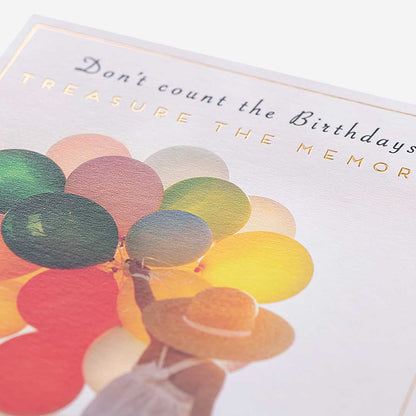 Treasure The Memories Birthday Card