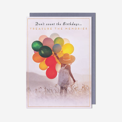 Treasure The Memories Birthday Card