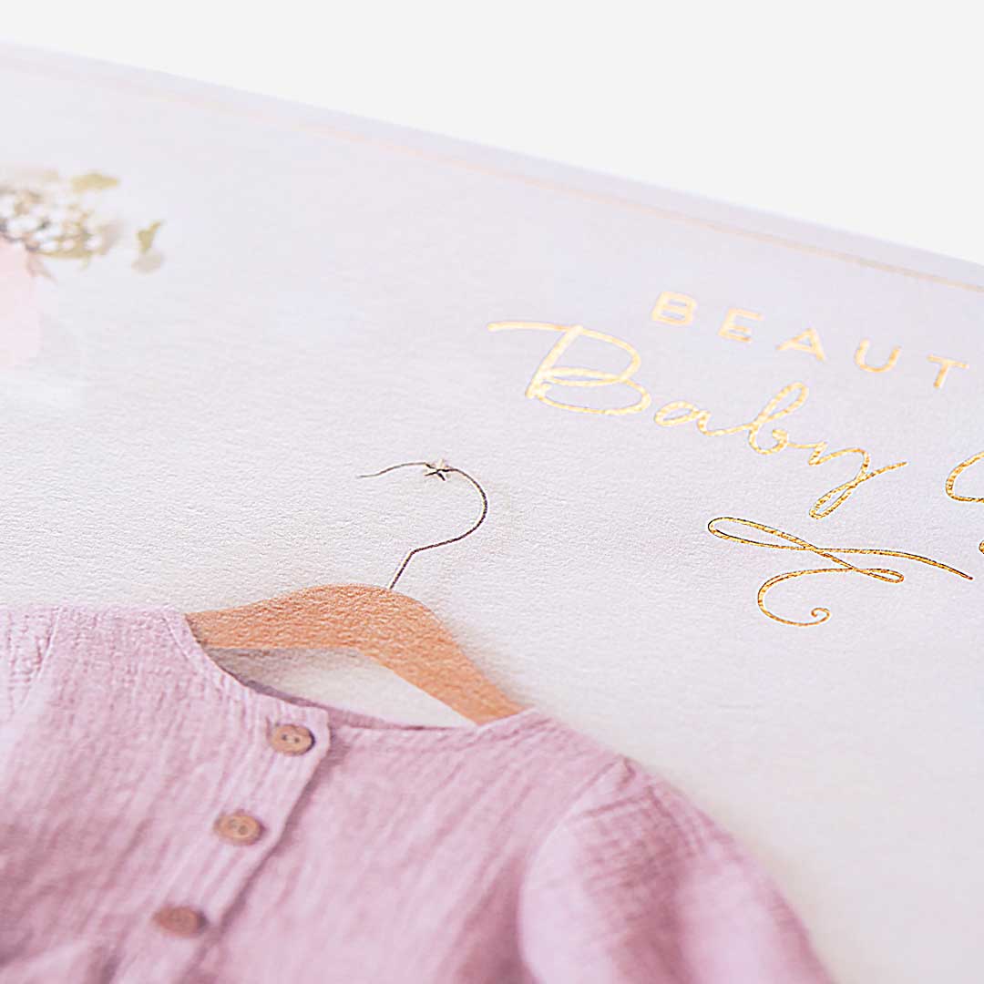Beautiful Baby Girl New Baby Girl Card