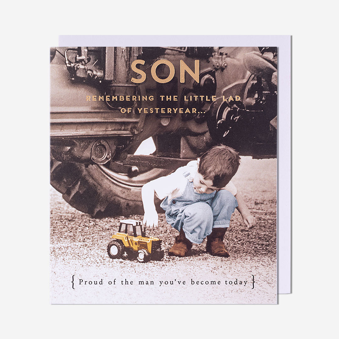 Man You've Become Today Son Birthday Card