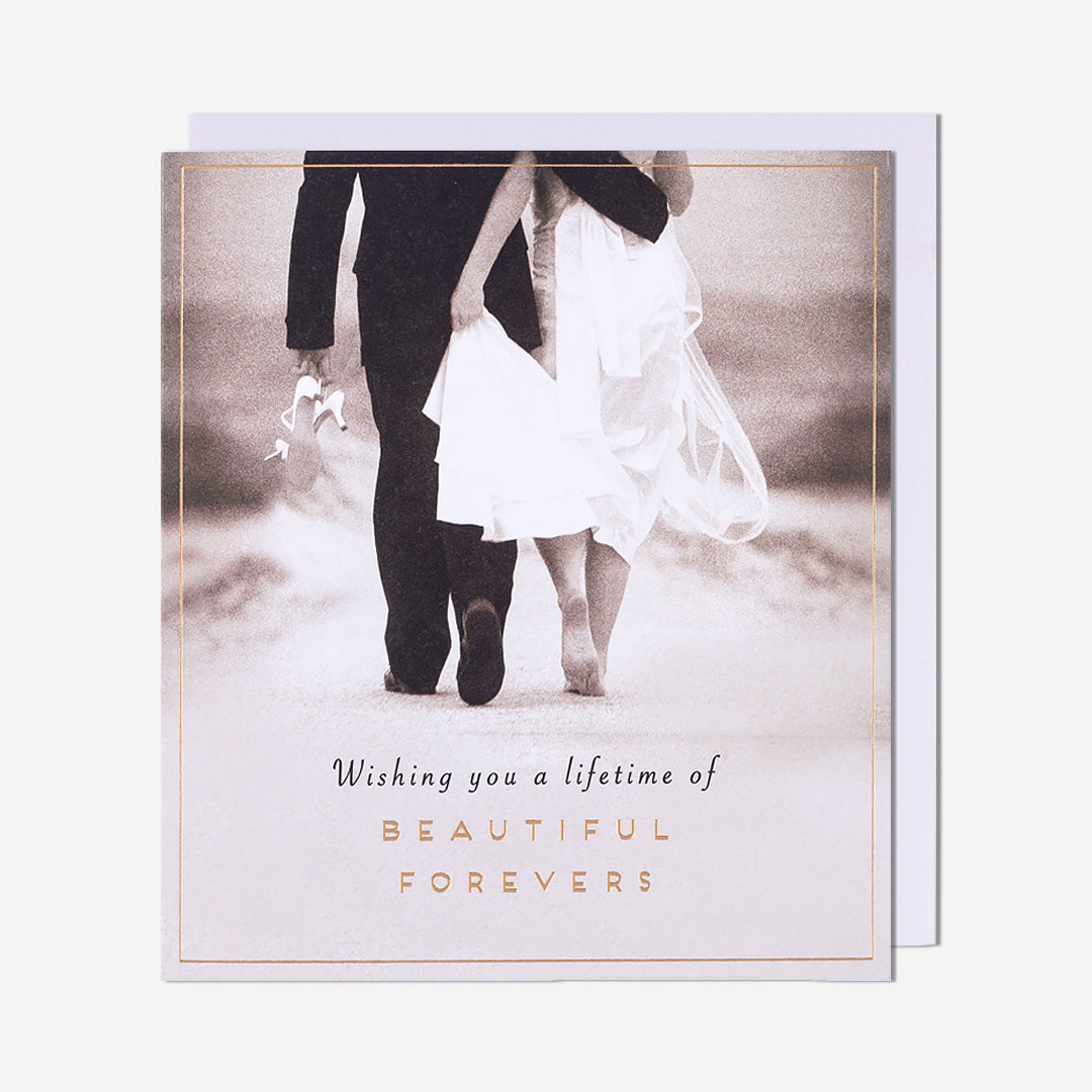 Beautiful Forevers Wedding Card