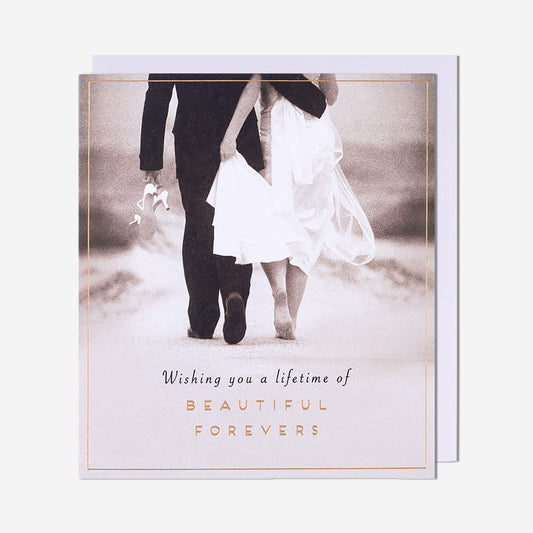 Beautiful Forevers Wedding Card