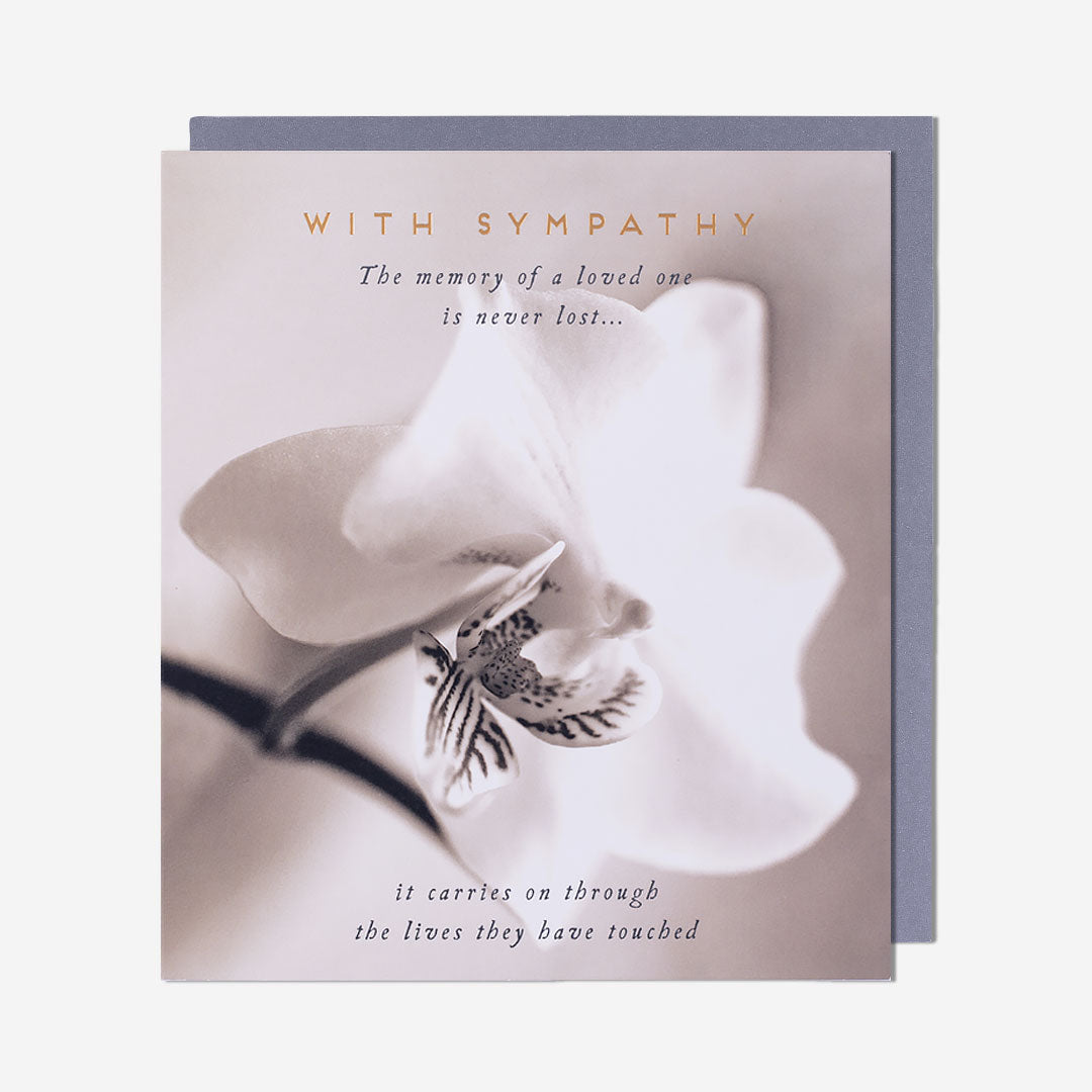 Memory Of A Loved One Sympathy Card
