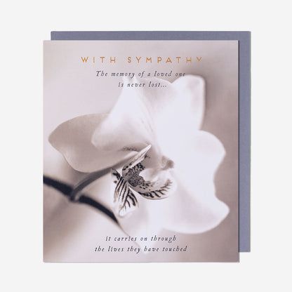 Memory Of A Loved One Sympathy Card
