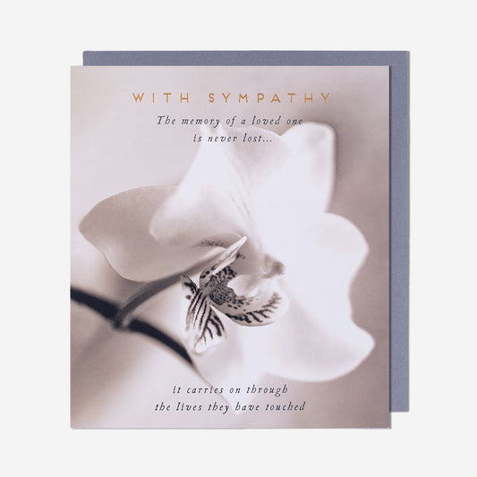 Memory Of A Loved One Sympathy Card