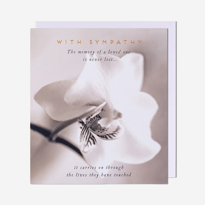 Memory Of A Loved One Sympathy Card
