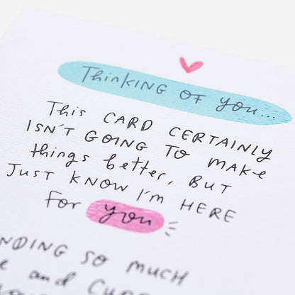 Make You Feel Better Thinking Of You Card