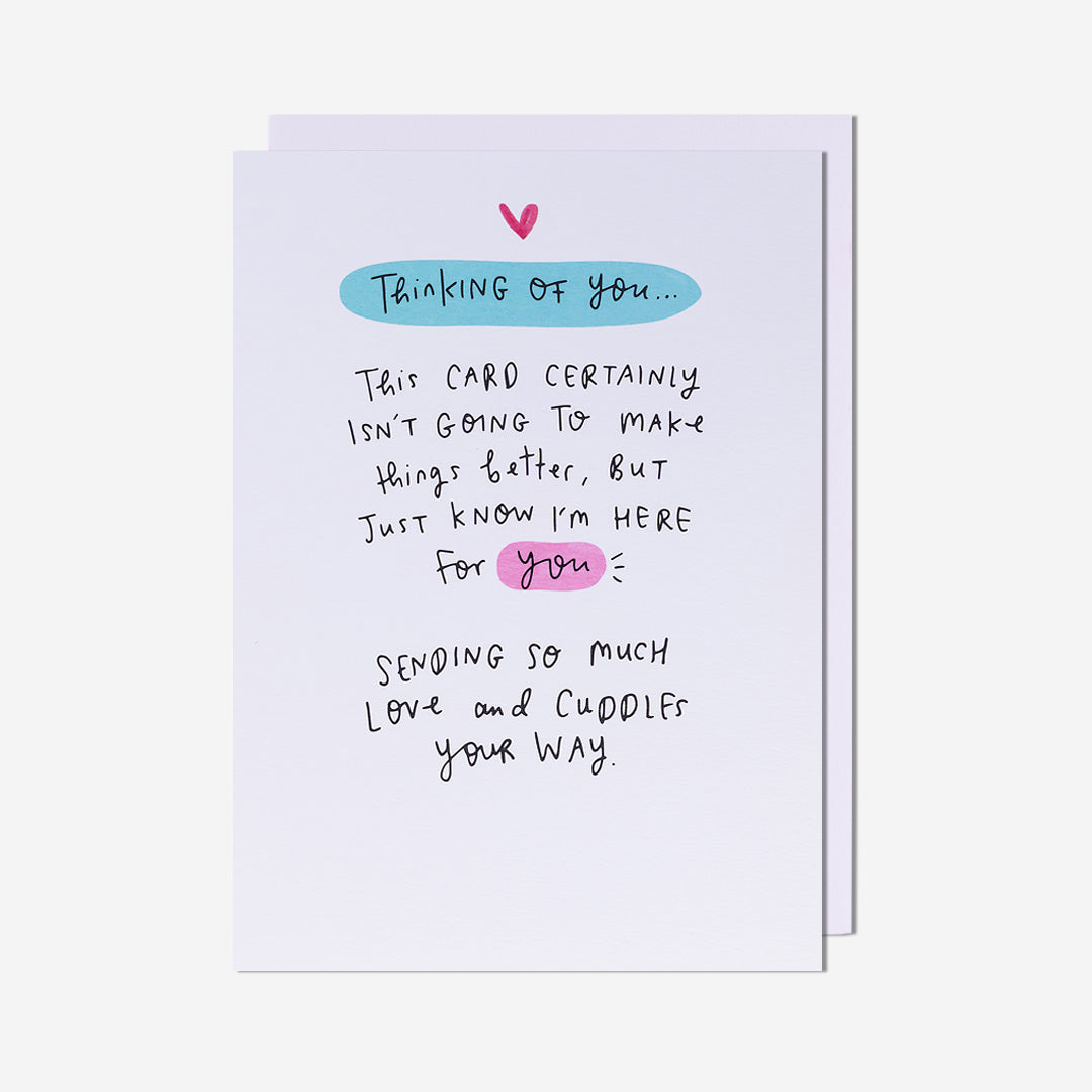 Make You Feel Better Thinking Of You Card