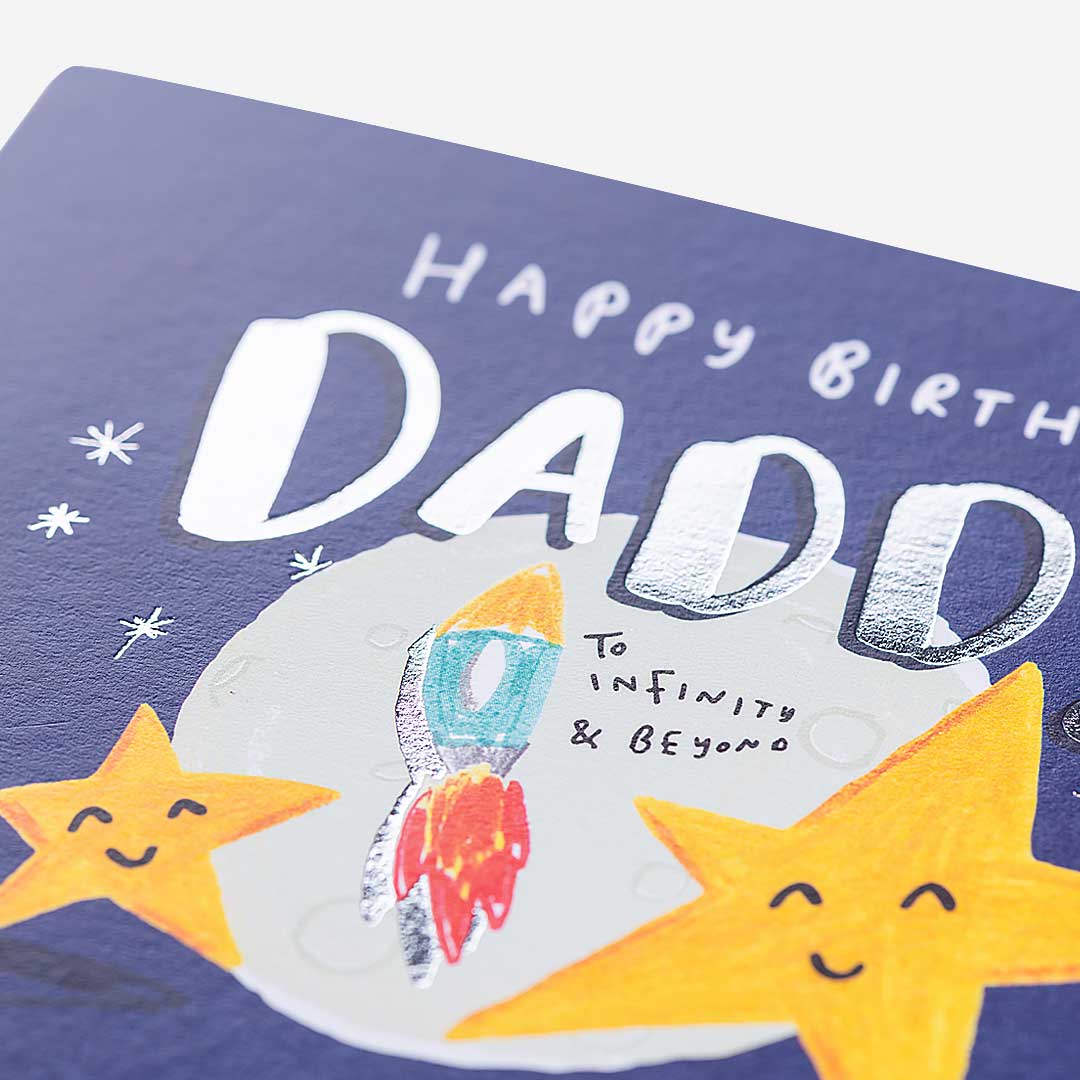 Love You To The Stars Daddy Birthday Card
