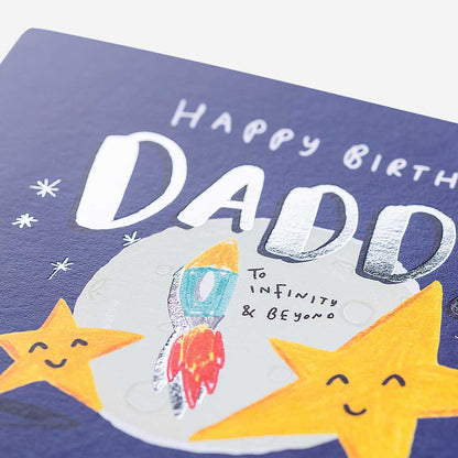 Love You To The Stars Daddy Birthday Card