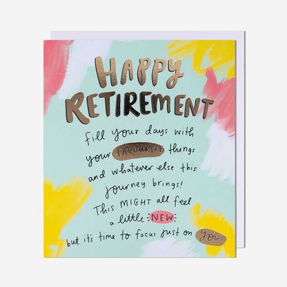 All Your Favourite Things Retirement Card